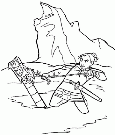 Mulan Coloring Pages 16 | Free Printable Coloring Pages 