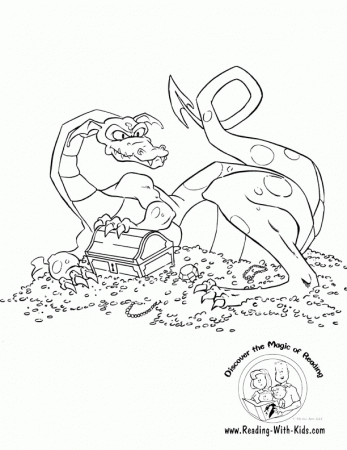 Fantasy and Dragon Coloring Pages