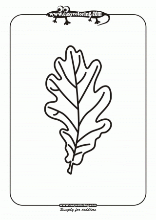 Leaf Coloring Pages For Preschool Preschool Fall Coloring Pages 