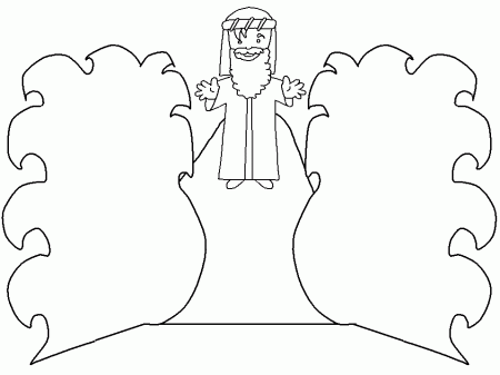 Coloring Pages: moses and the red sea coloring page Moses And The 