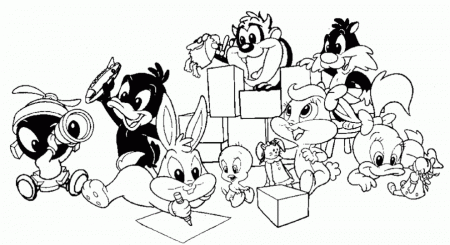 Download All Baby Looney Tunes Coloring Pages Free Or Print All 