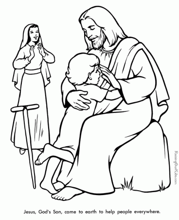 Bible Coloring Pages Jesus - Free Printable Coloring Pages | Free 