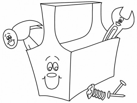 Toolbox2 Construction Coloring Pages | Construction classroom theme