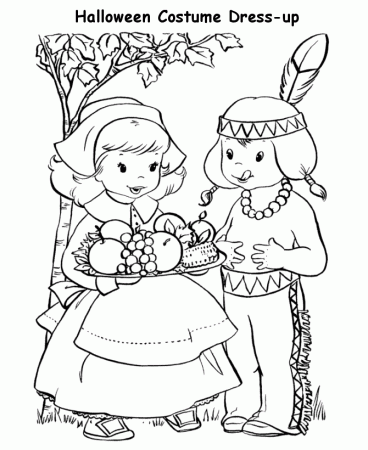 Pilgrim Coloring Pages | Coloring Pages