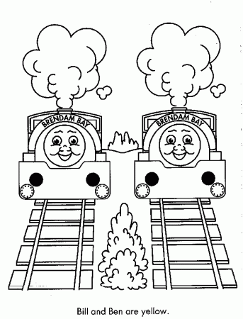 Thomas The Tank Engine coloring pages | Dylan Thomas