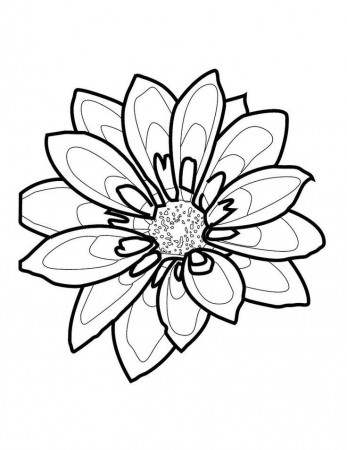Flower outline by ~Rieaki on deviantART | outlines