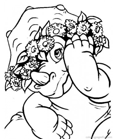 Baby Dino Coloring Pages 7 | Color & Paint Pages 4 All