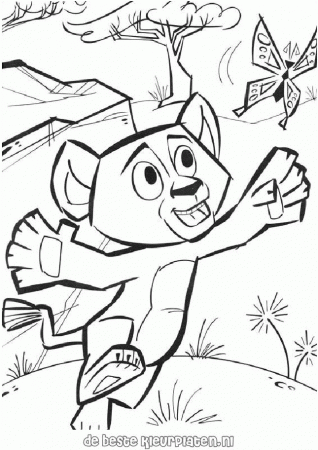 madagascar 2 Colouring Pages (page 3)