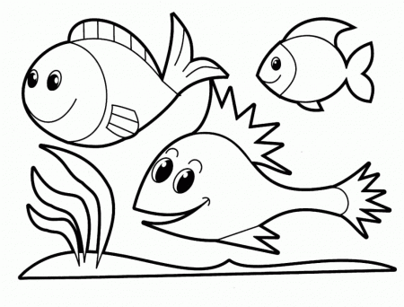 Fish Coloring Pages - Animal Coloring Pages : Coloring Kids 