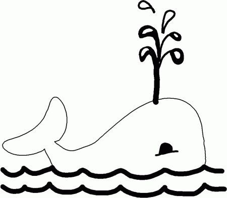 Coloring Page - Whale