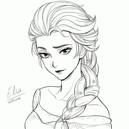 Elsa Drawing | HdMoviePaper.com