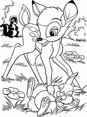 Free Christmas Santa Deer Coloring Pages For Little Kids - #