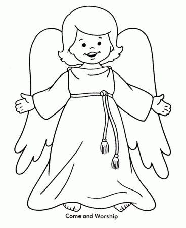 Christmas Kids Coloring Pages | Colouring in