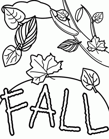 Autumn Coloring Pages | Printable Coloring Pages