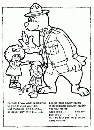 crime prevention Colouring Pages (page 3)