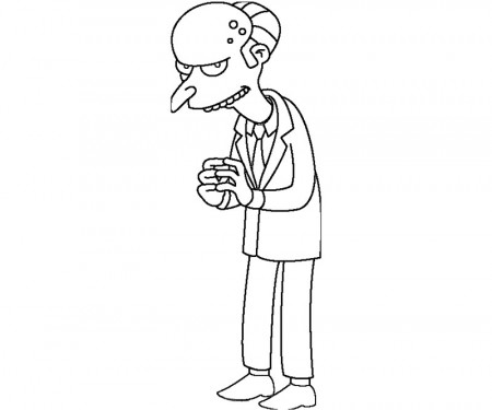 9 The Simpsons Coloring Page
