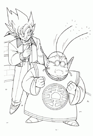 Dragon Ball Z 15 - Dragon Ball Z Coloring Pages : Coloring Pages 