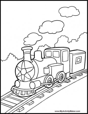 Pin by Georgia State Railroad Museum on Train Coloring Sheets | Pinte…