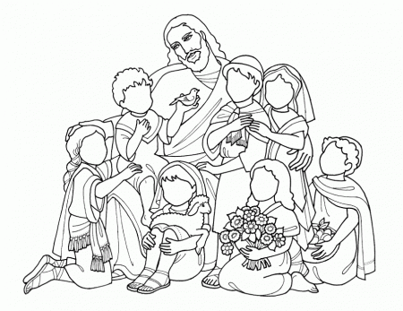 Jesus Loves Me Coloring Page - Free Coloring Pages For KidsFree 
