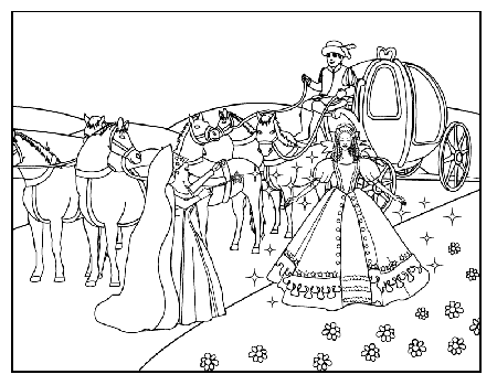 Coloring Pages – Cinderella coloring page | Free Colors