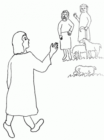 Peter Imprisoned Bible Coloring Pages