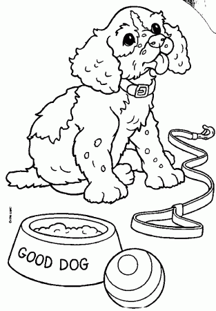 50 puppies Colouring Pages (page 3)