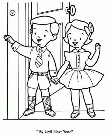 Sleepover Party Coloring Pages