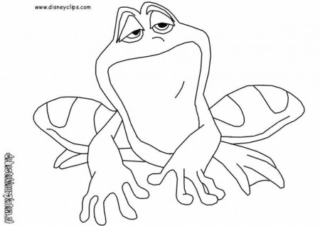 Princessandthefrog5 - Printable coloring pages
