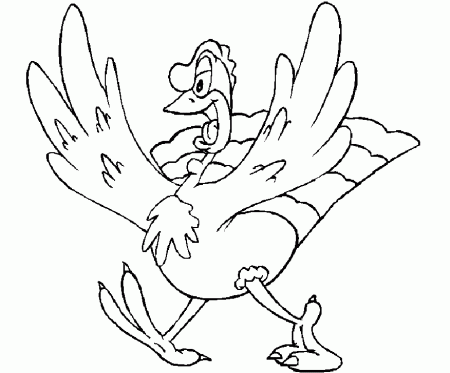 Thanksgiving Turkey Coloring Pages Printables - Picture 6 