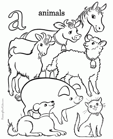 Abc Coloring Pages Free | Rsad Coloring Pages