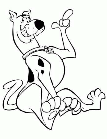 Happy Scooby Doo Coloring Pages | Coloring Pages