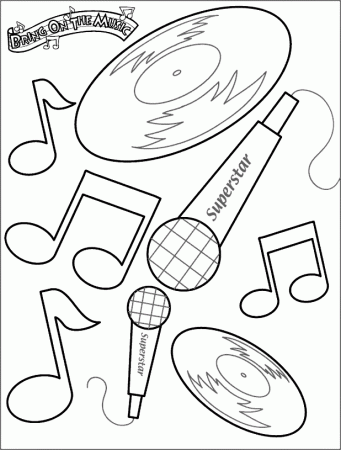 Music | coloring pages