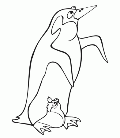 Penguin Coloring Pages Free Printable Download | Coloring Pages Hub