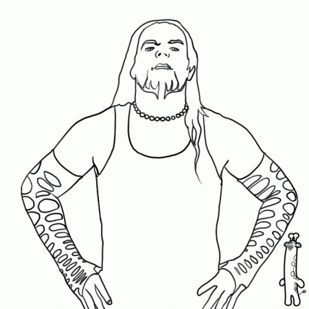 Jeff Hardy Coloring Pages - Enjoy Coloring