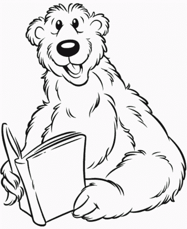 Bear in the Big Blue Coloring Pages Free Printable Download 
