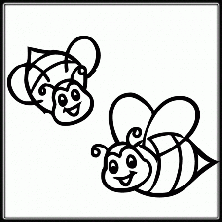 Bumble Bees Coloring page : Printables for Kids – free word search 