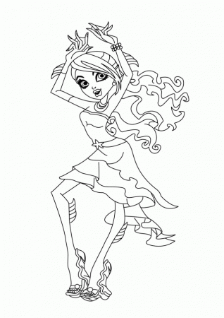 Monster High Coloring Pages Baby Child Id 23796 Uncategorized 