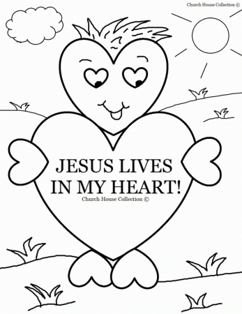 S Of The Bible Coloring Pages For Kids 221548 Coloring Page Of A Heart