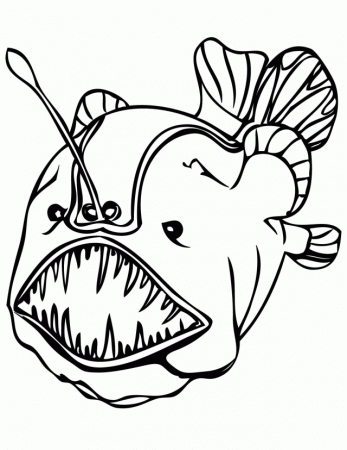 Angler Fish Coloring Pages Download Free Printable Coloring Pages 