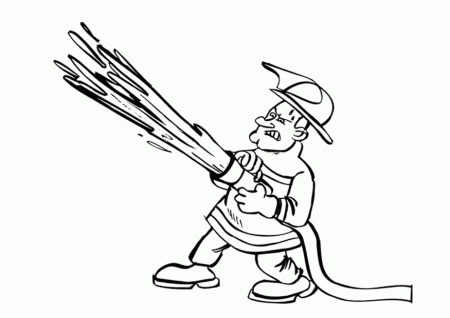 37 Fire Fighter Coloring Pages | Free Coloring Page Site