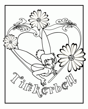Tinkerbell Friends Coloring Pages