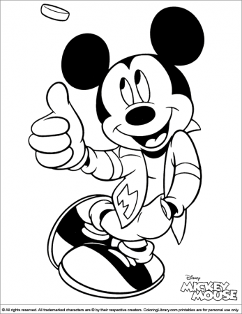 ickey face Colouring Pages (page 3)