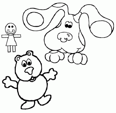 Blues Clues Coloring Pages - Best Gift Ideas Blog