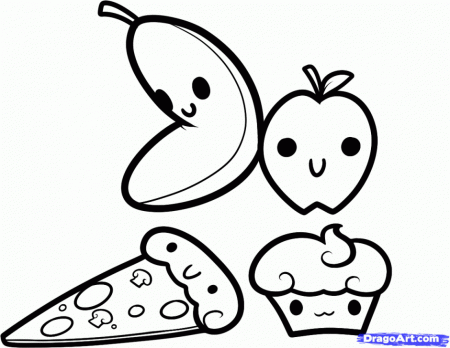 Chinese Foods Coloring Pages Healthy Food Coloring Pages Kids 