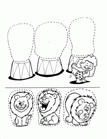 Janice's Daycare - Circus Coloring Sheets