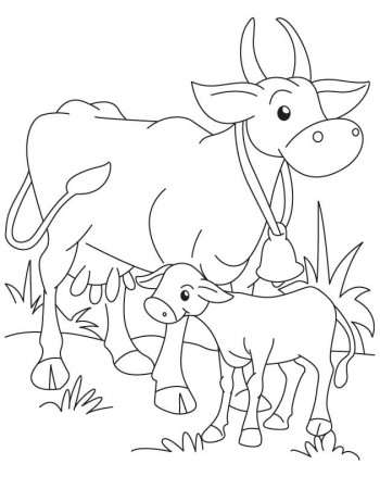 Plowing ox Colouring Pages (page 2)