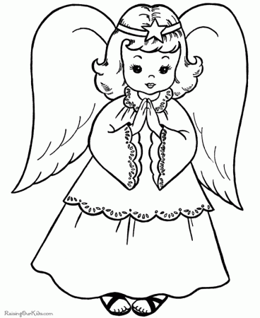 Angels Coloring Pages 181 | Free Printable Coloring Pages
