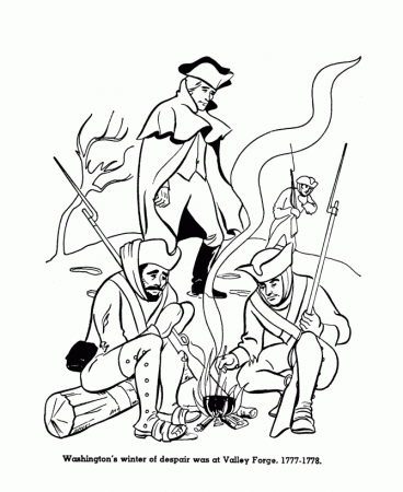 revolutionary war Colouring Pages (page 2)