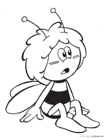 Maya The Bee Coloring Pages 27 | Free Printable Coloring Pages 