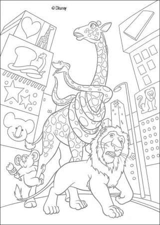 The Wild coloring book pages - The Wild 16